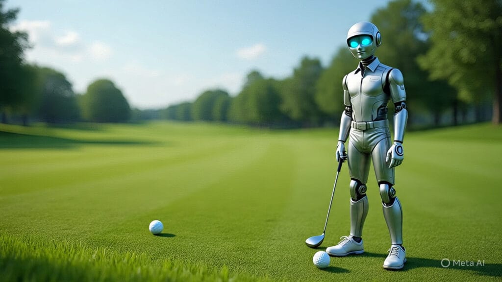 Golfing Robot Setting Realistic Goals