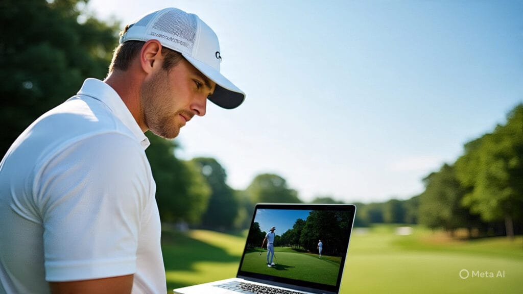 Golfer Using Video Analysis