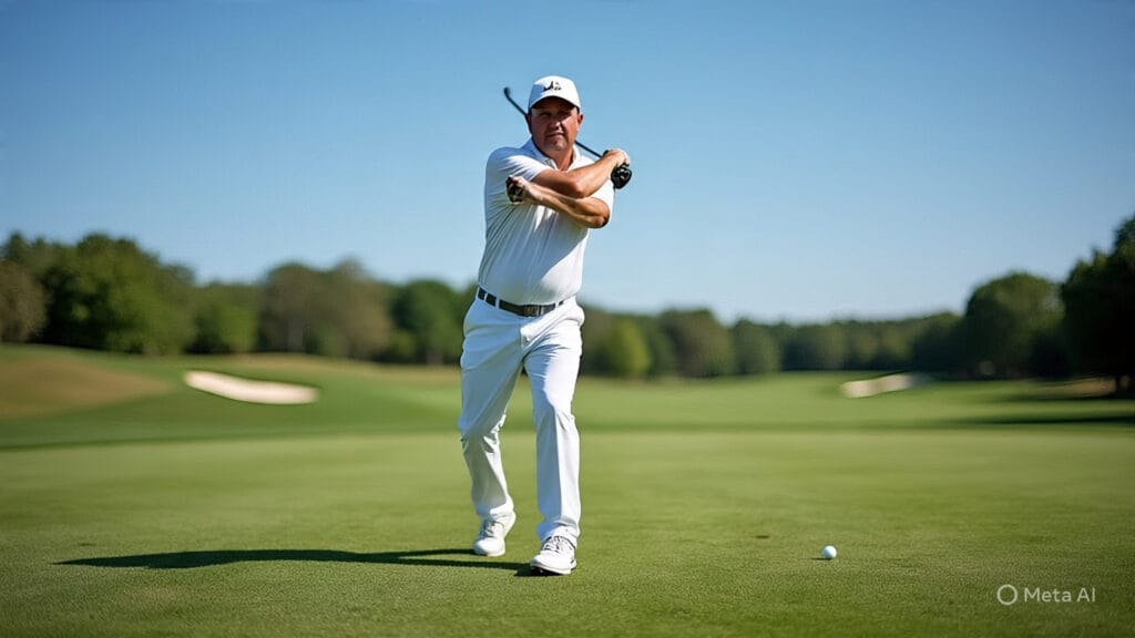 Golfer with Unusual Swing Mechanics