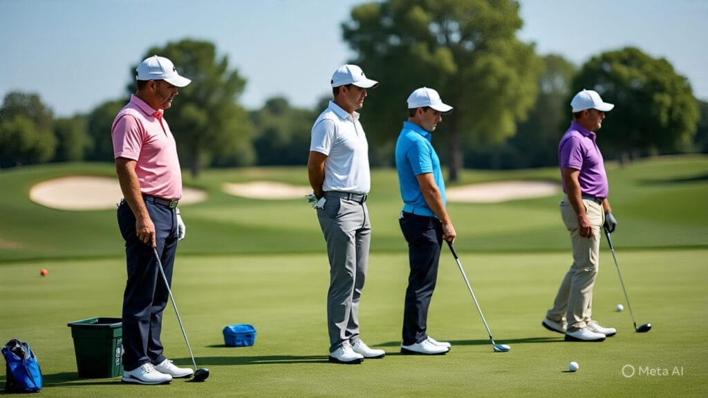 Golfers Using Mental Conditioning Techniques