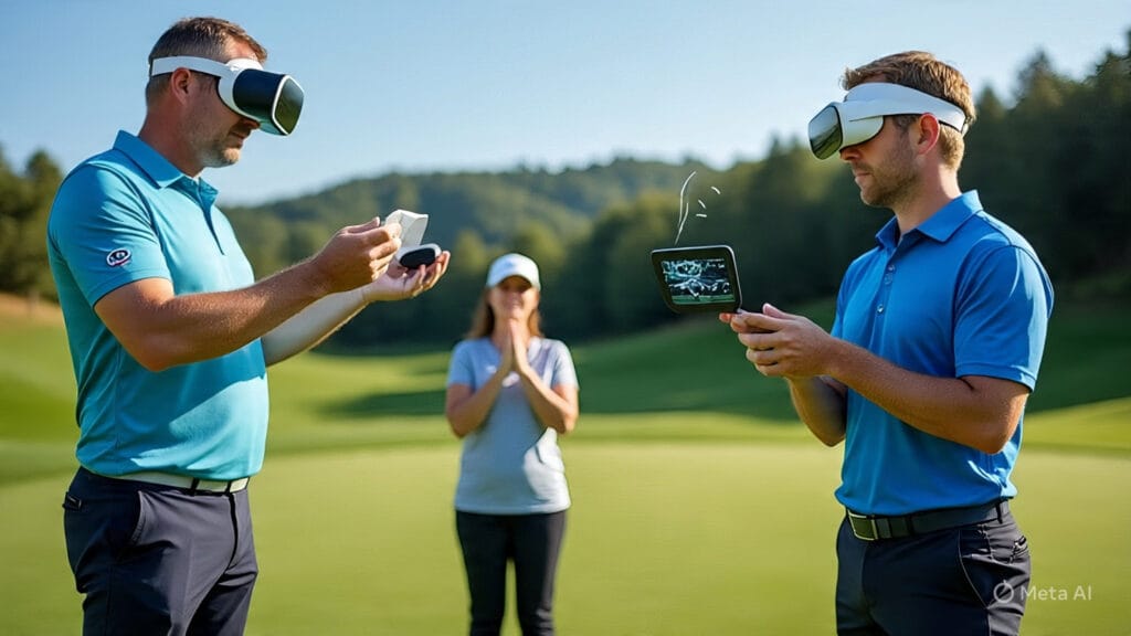 Golfers Using Weird and Unusual Visualization Techniques