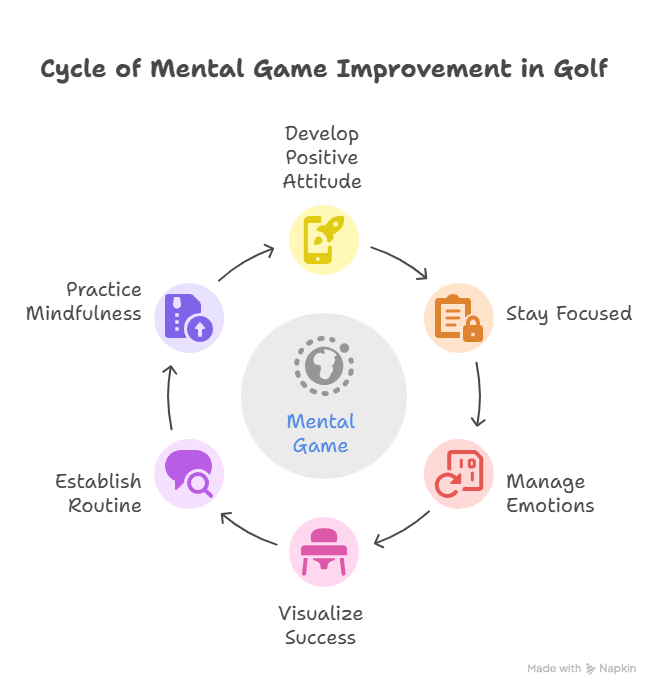 Infographic on Mastering Your Mental Golf Game