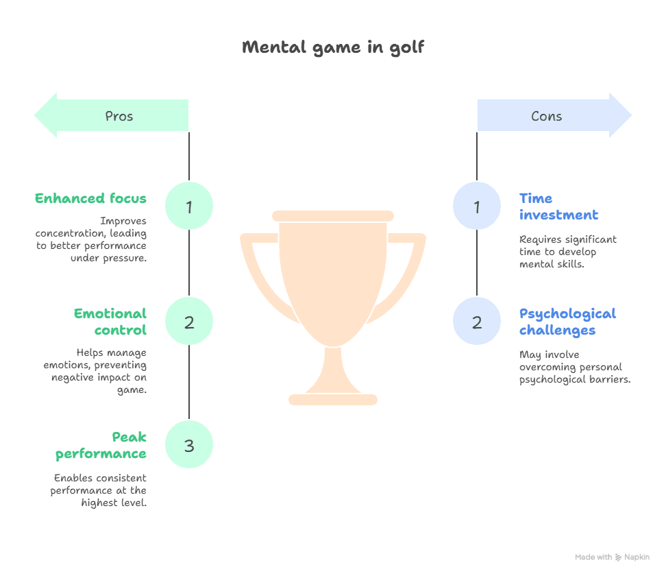 Infographic on Embracing Mental Focus to Improve Your Golf Game