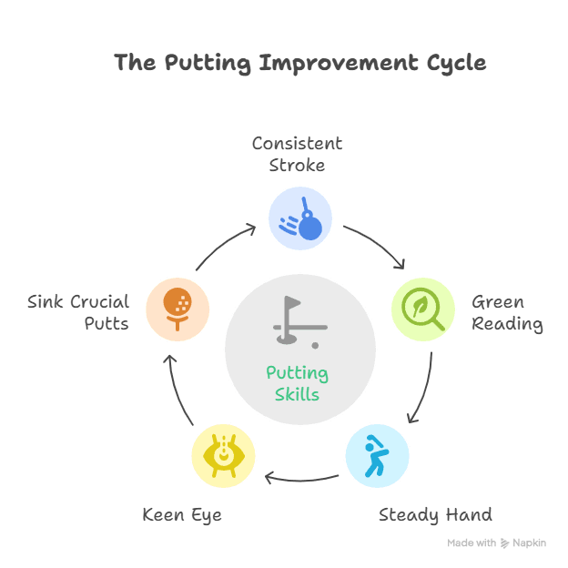 Infographic of Improving Your Putting Skills
