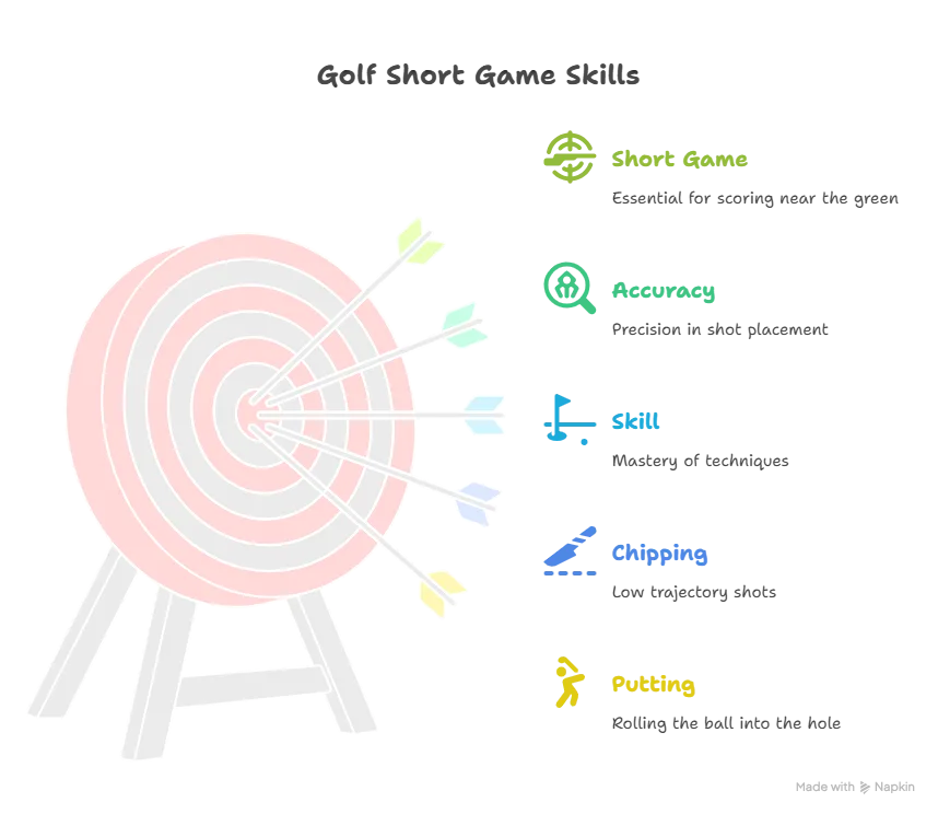 Infographic on Short Game Golf Skills