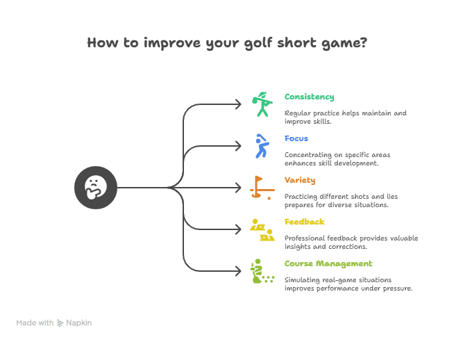 Infographic of How to Improve Your Golf Short Game