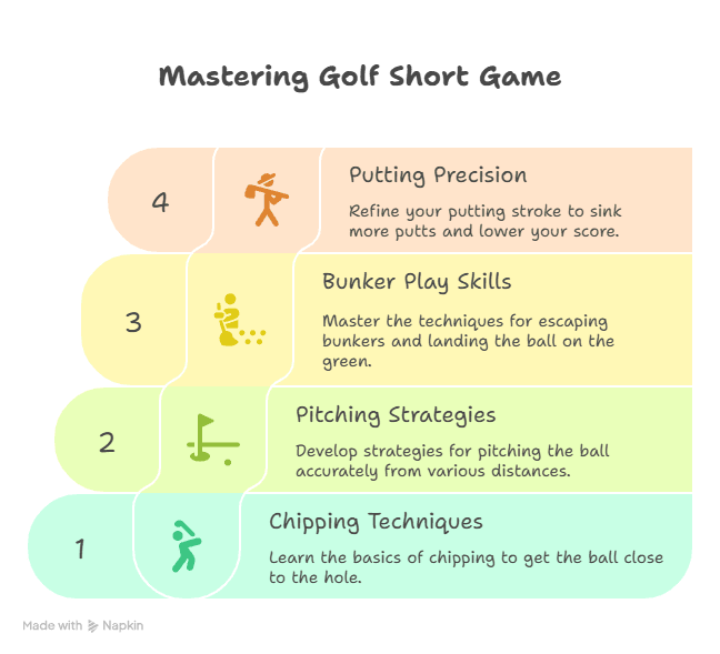 Infographic on Mastering the Short Game in Golf