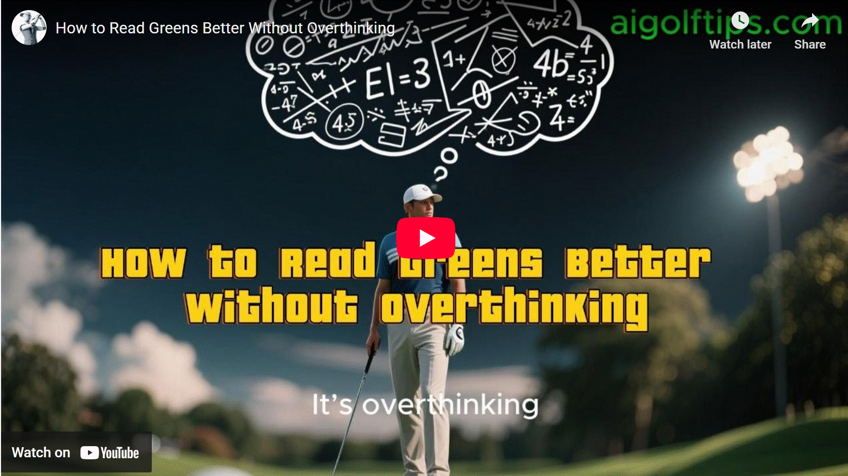 How to Read Greens Better Without Overthinking