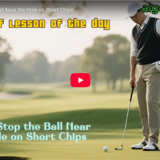 How to Stop the Ball Near the Hole on Short Chips