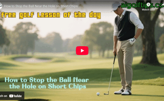 How to Stop the Ball Near the Hole on Short Chips