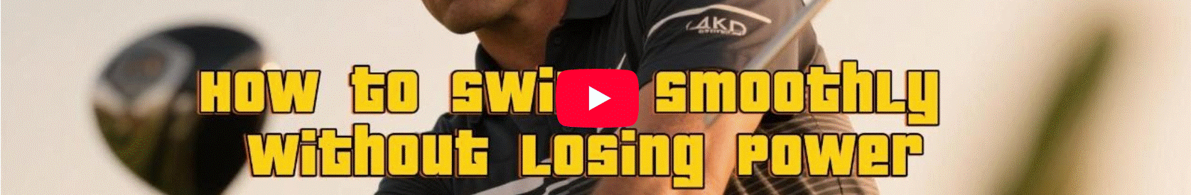 How to Swing Smoothly Without Losing Power