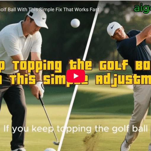Stop Topping the Golf Ball With This Simple Fix That Works Fast