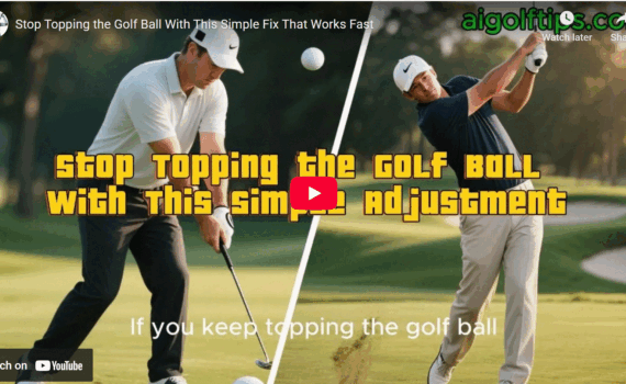 Stop Topping the Golf Ball With This Simple Fix That Works Fast