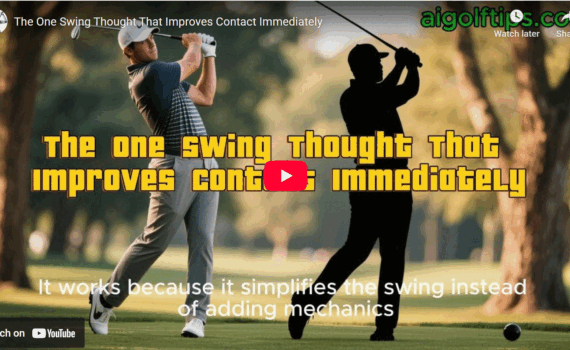 The One Swing Thought That Improves Contact Immediately