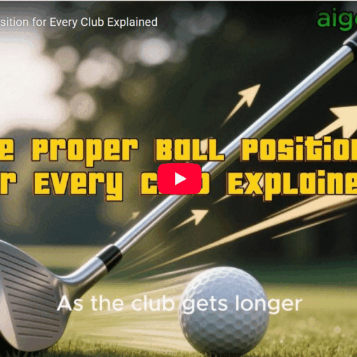 The Proper Ball Position for Every Club Explained