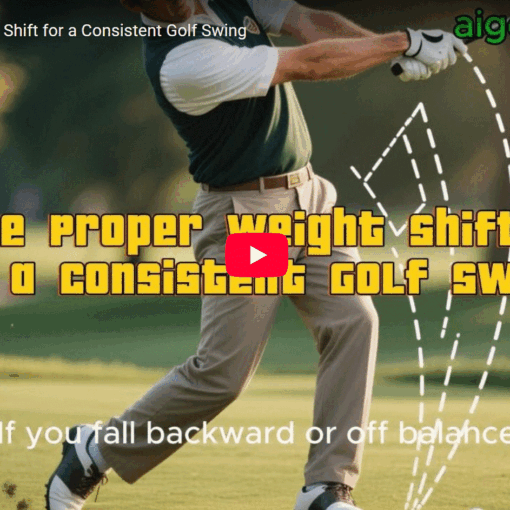 The Proper Weight Shift for a Consistent Golf Swing