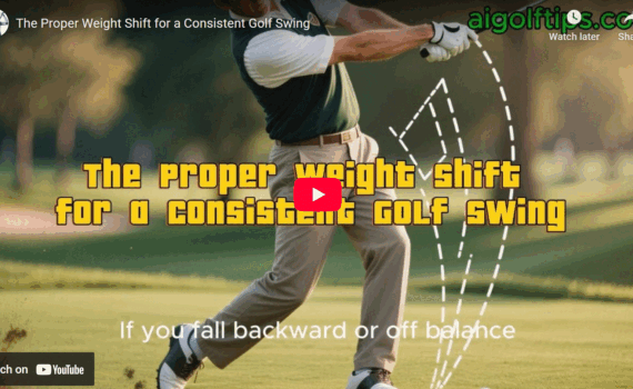 The Proper Weight Shift for a Consistent Golf Swing