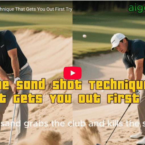 The Sand Shot Technique That Gets You Out First Try