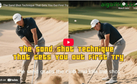 The Sand Shot Technique That Gets You Out First Try