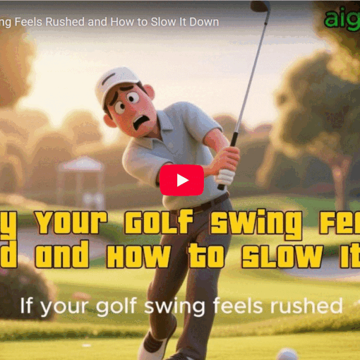 Why Your Golf Swing Feels Rushed and How to Slow It Down